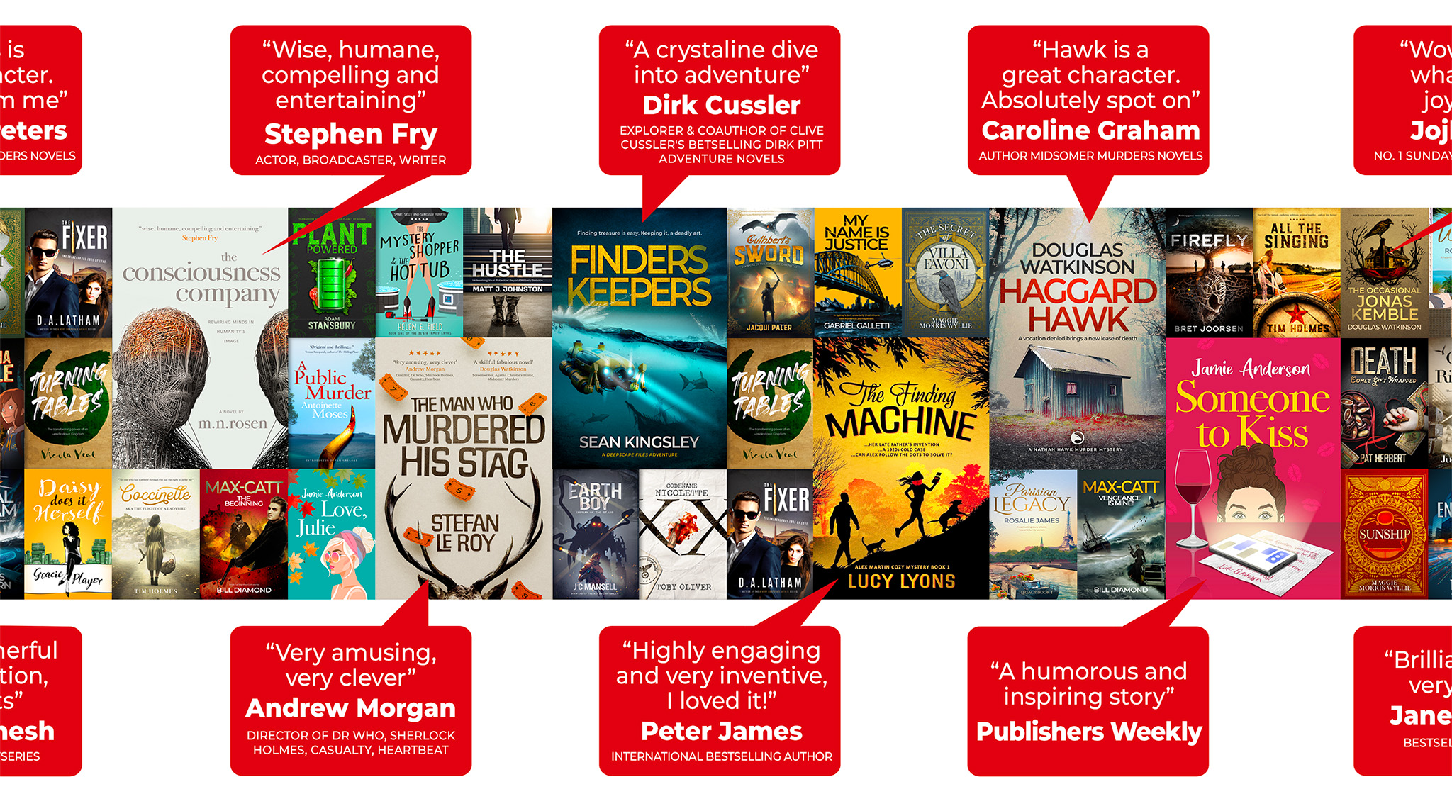 We’re helping authors create books that people want to talk about.